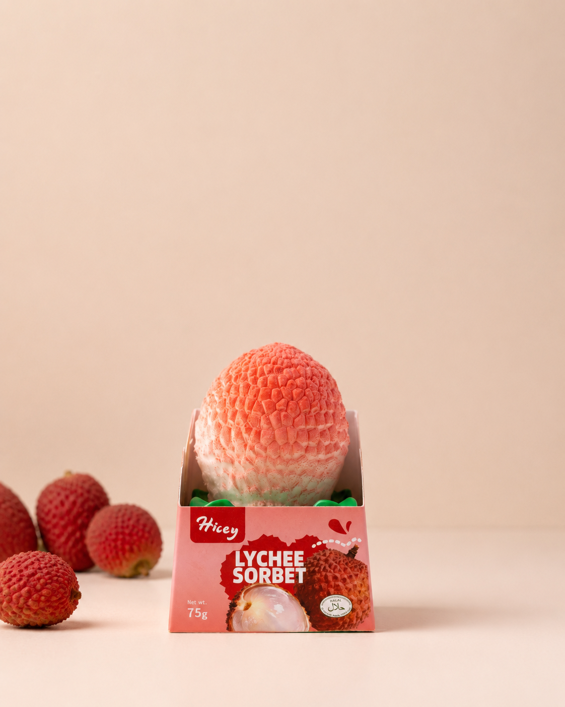 Viral Lychee Ice Cream